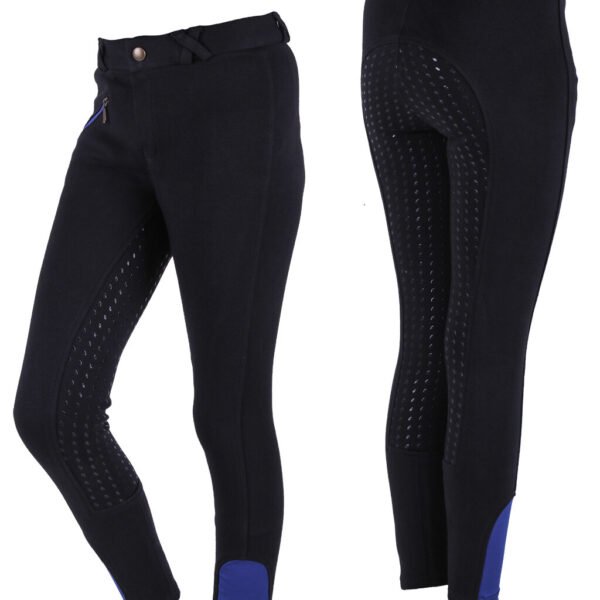 Pantalones junior full grip negro QHP