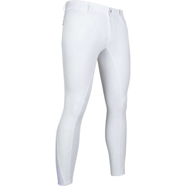 Pantalon sportive full grip blanco HKM