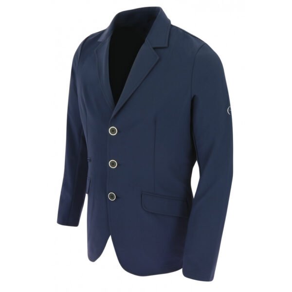Chaqueta de concurso dublin hombre azul EQUITHEME