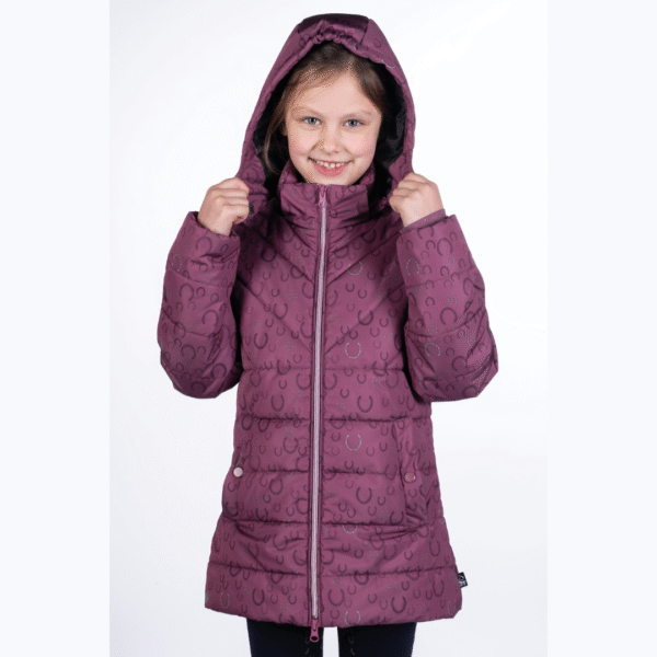 Parka para niñas alva lila HKM