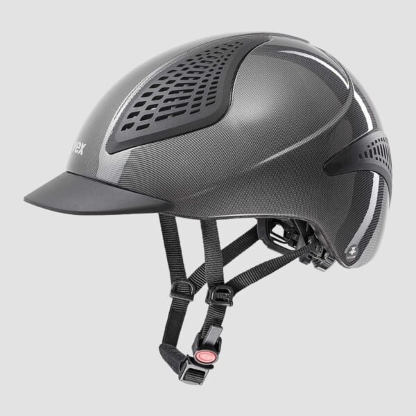 Casco exxential II shiny negro silver UVEX